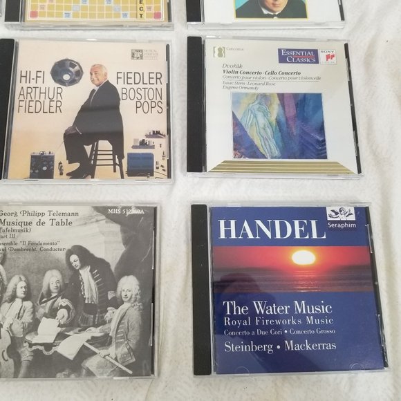 Classic Concerto Music CD Audio Song Lot of 11 Instrumental Handel Boston Pops - Picture 6 of 8